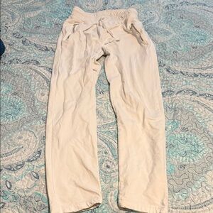 Nostalgia White Joggers